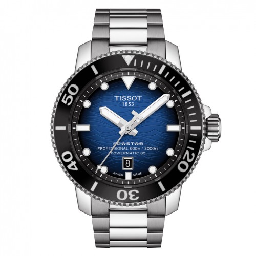 Tissot Seastar 2000 professional Powermatic 80 blue dial T1206071104101