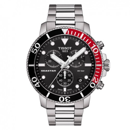 Tissot Seastar 1000 Chronograph watch bicolor bezel T1204171105101