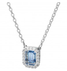 Collaret Swarovski Millenia circonita octogonal blava bany rodi 5614926