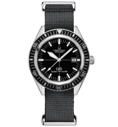 Certina DS SUPER PH500M watch black color textile strap C0374071805000