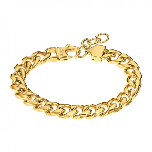 Lotus Style Man bracelet LS2215-2/1 steel yellow gold plated