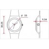 Swatch Irony Medium FANCY ME with white rubber strap YLS430