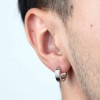 Lotus Style men earrings in stainless steel LS2160-4/1