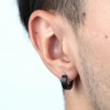 Lotus Style men earrings in stainless steel black color LS2160-4/5