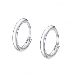 Lotus Style men earrings in stainless steel polished LS2174-4/1