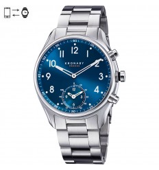 Kronaby Apex Blue Dial Connected Watch 43mm Steel Bracelet S3760/1