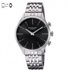 Reloj conectado Kronaby Sekel 41mm acero esfera negra S3777/3