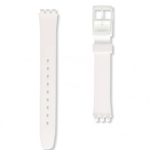 Corretja plàstic blanca rellotge Swatch Lady White Glossy ALW001 12mm