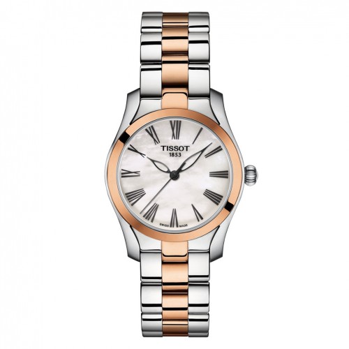 Reloj Tissot T-Lady T-Wave T1122102211301 acero inoxidable bicolor 30mm