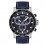 Reloj Tissot Supersport Chrono T1256171705103 negro y azul correa caucho