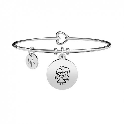 My little princess girl bracelet by Kidult family in steel ES231570