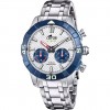 Reloj Lotus Hybrid conectado acero esfera plata bisel azul 45mm 18810/1
