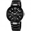 Festina Ceramic woman watch F16641/1 black color with calendar