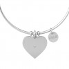 Pulsera deseo colgante coraón Kidult love acero ES731268