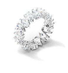 Anillo Swarovski Vittore 5572824 cristales talla pera baño de rodio
