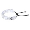Pulsera Swarovski Letra Yin yang blanco baño de rodio 5614979