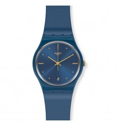 Swatch Original Gent PEARLYBLUE GN417 blue dial silicone strap