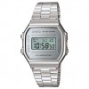 Casio Vintage Watch with Stainless Steel Bracelet and Alarm A168WEM-7EF