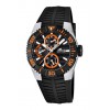 Lotus Marc Marquez multifunction black and orange dial watch 15779/7