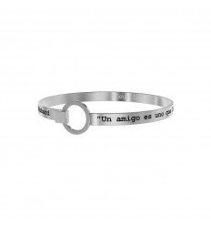 Pulsera un amigo es uno que lo sabe todo Kidult love acero ES731104