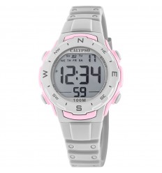 Reloj Calypso Digital Crush K5801/1 niña cuarzo correa caucho