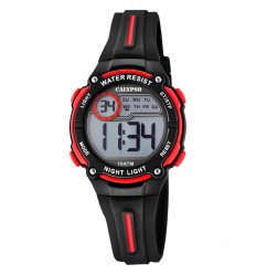 Calypso Digital Crush K6068/6 boy's watch in red and black