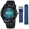 Lotus Smartime watch with black and blue silicone straps 50013/5