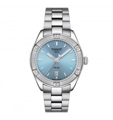 Reloj Tissot PR100 Sport Chic mujer esfera azul T1019101135100