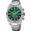 Reloj Festina hombre Chrono Bike F20543/3 esfera verde correa de acero