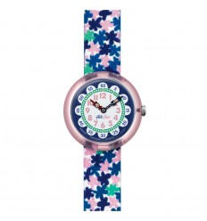 Rellotge Flik Flak London Flower FBNP080 corretja estampada flors