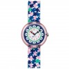 Flik Flak London Flower watch FBNP080 patterned strap with flowers
