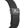 Rellotge Lotus Chrono Home negre detalls blau braçalet malla 18700/3