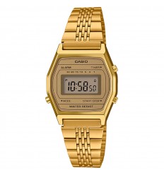 Casio Vintage stainless steel bracelet gold resin case LA680WEGA-9ER