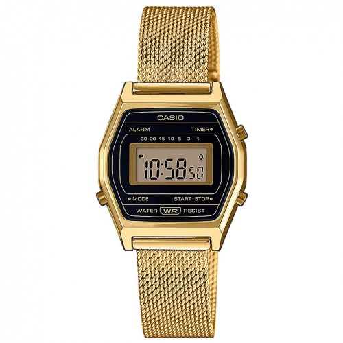 Casio Vintage stainless steel bracelet gold resin case LA690WEMY-1EF