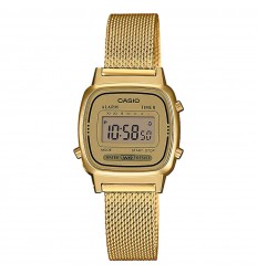Casio Vintage Gold Watch Adjustable Clasp Bracelet LA670WEMY-9EF