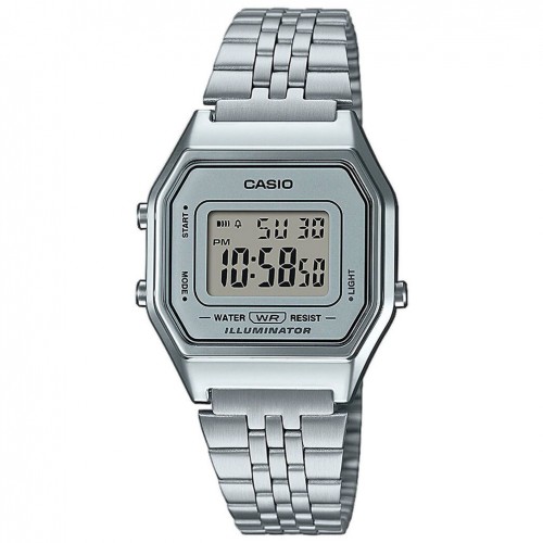 Reloj Casio Vintage LA680WEA-7EF brazalete acero inoxidable caja en resina