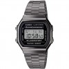Rellotge Casio Vintage braçalet acer inoxidable color negre A168WEGG-1AEF