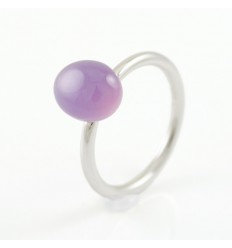 Ring white gold and Cacedonia purple MET/A624CP: 1