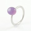 Ring white gold and Cacedonia purple MET/A624CP: 1