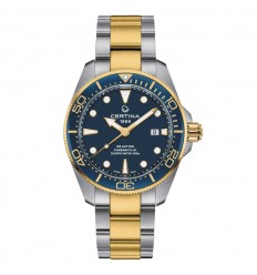 Certina DS Action Diver Automatic C032.607.22.041.00 blau acer i pvd daurat