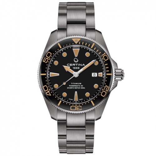 Certina DS Action Diver Auto titani C0326074405100 negre i beix