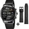 Smartwatch Lotus 50048/1 negre amb braçalet acer negre i corretja pell