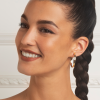 Pendientes de aro en oro amarillo de 18 quilates