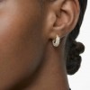 Swarovski Dextera hoop earrings pavé white yellow gold plated 5636530