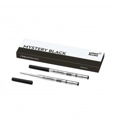 2 recanvis (M) per bolígraf Montblanc Mystery Black 128211