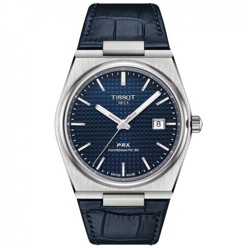 Tissot PRX Powermatic 80 esfera blava 40mm corretja pell T1374071604100