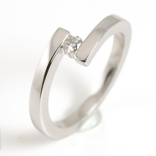 Ring white gold and diamond 78750