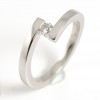Anillo Oro Blanco y Diamante 78750