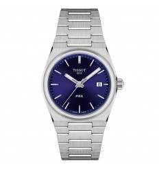 Rellotge Tissot PRX 35mm esfera blava braçalet acer T1372101104100