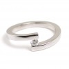 Ring white gold and diamond 78750
